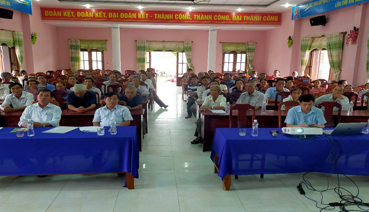 Nông dân Tam An tổ chức Hội nghị tập huấn  triển khai các Chương trình hỗ trợ nông dân năm 2023